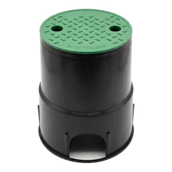 Caja Circular 20 x 20 Irritec para Electroválvula – Protección para Sistemas de Riego